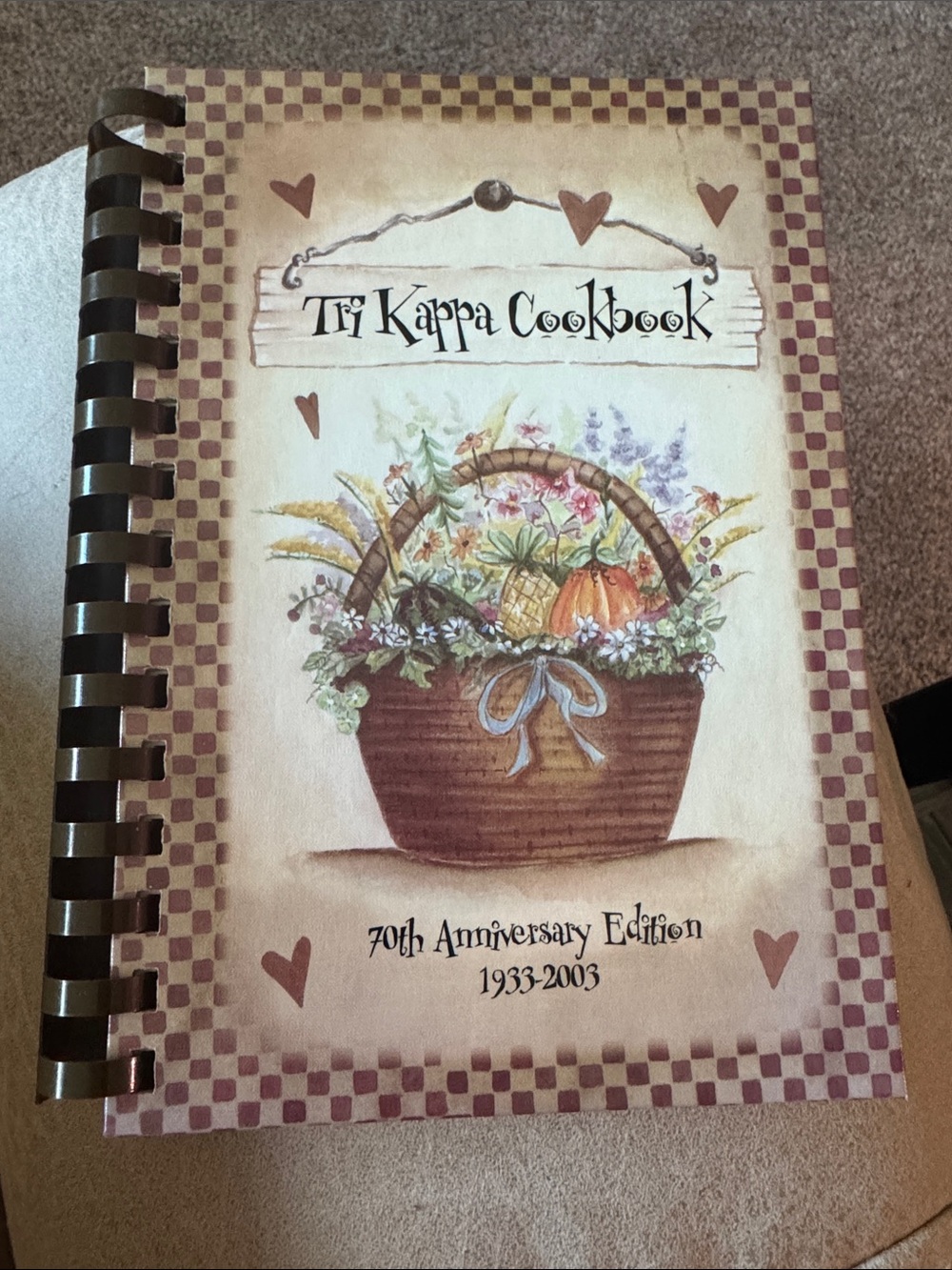 Tri Kappa Cookbook - 70th Anniversary Edition Vintage